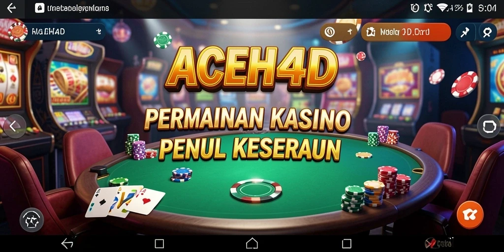 Tampilan menarik dalam permainan kasino ACEH4D yang mendebarkan.