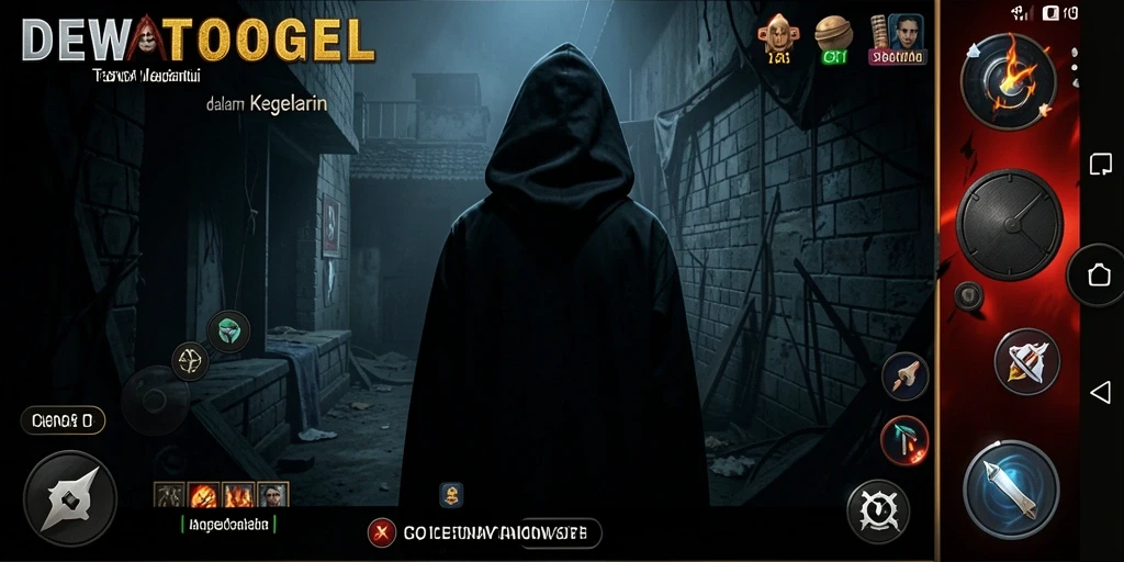 Tampilan gameplay menegangkan dari DEWATOGEL yang penuh dengan ketakutan.