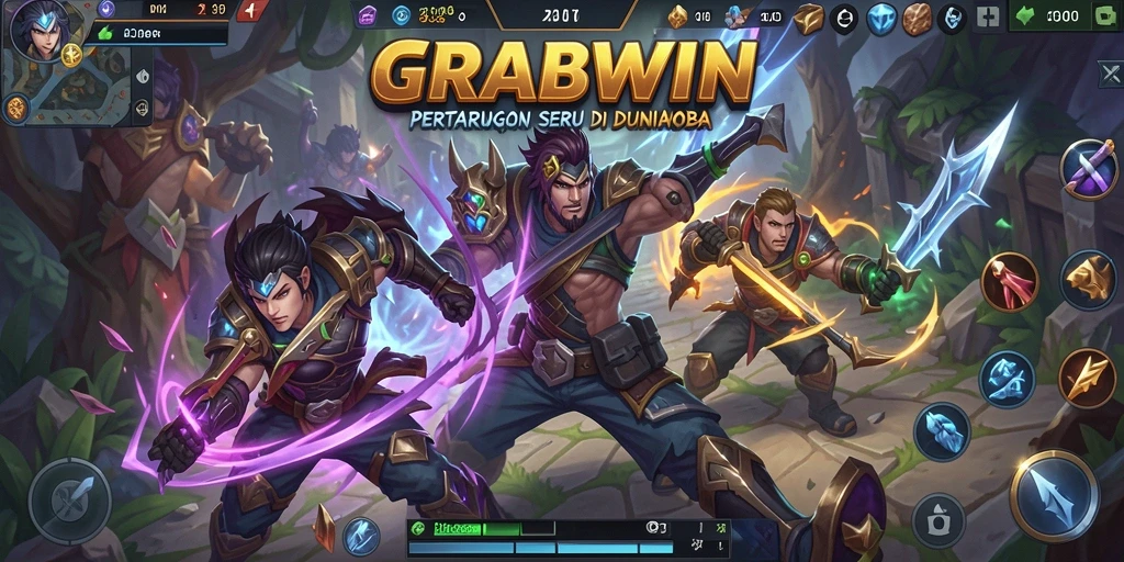Bergabunglah dalam pertempuran epik di GRABWIN dengan gameplay MOBA yang mendebarkan.