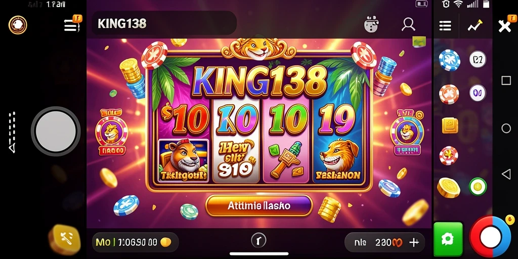 Screenshot gameplay KING138 menampilkan mesin slot yang menarik dan interaktif.