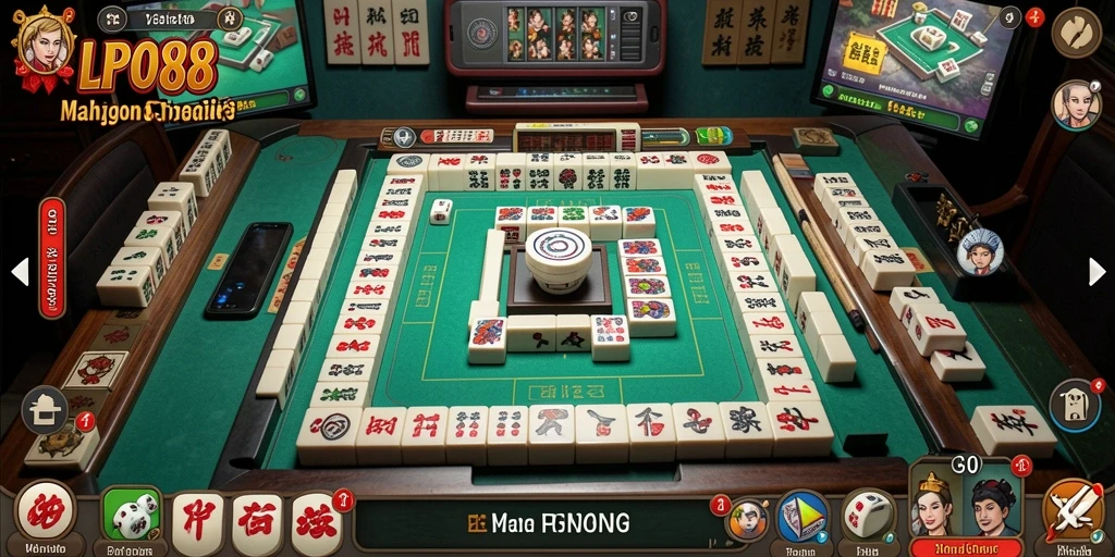 Tampilan gameplay Mahjong yang seru dan menarik di LPO88.