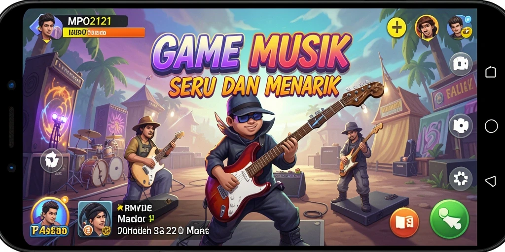 Tampilan gameplay seru dari MPO2121 dengan musik yang menarik.