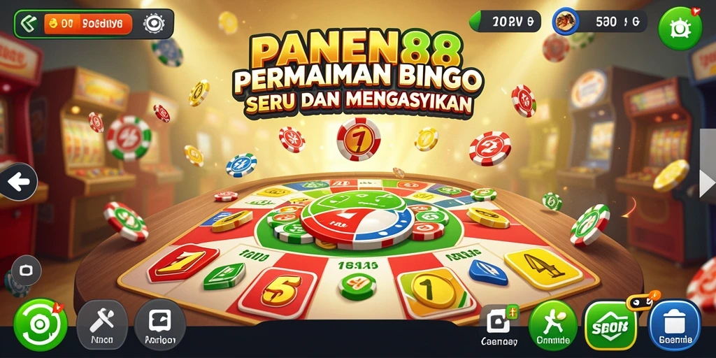 Tangkapan layar gameplay PANEN88 dengan suasana Bingo yang seru.