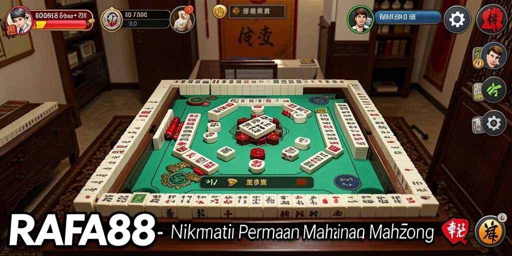 Tampilan gameplay RAFA88 menampilkan tantangan Mahjong yang menakjubkan.