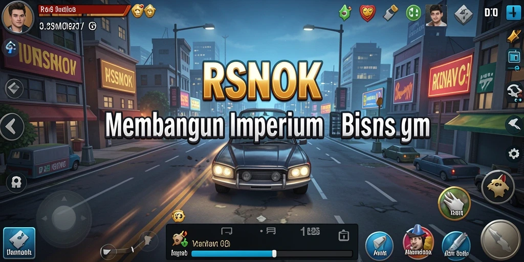 Tampilan gameplay RSNOK yang menarik dengan elemen Tycoon.