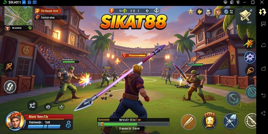 Tampilan gameplay seru dari SIKAT88 yang penuh tantangan.
