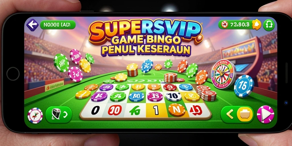 Screenshot gameplay SUPERSVIP dengan suasana Bingo yang mendebarkan.