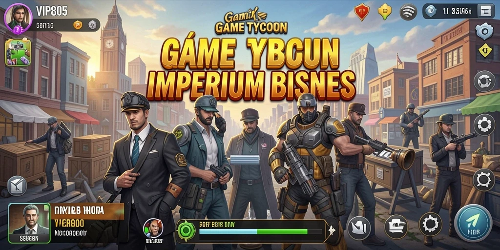Screenshot utama VIP805 menampilkan gameplay Tycoon yang seru dan dinamis.